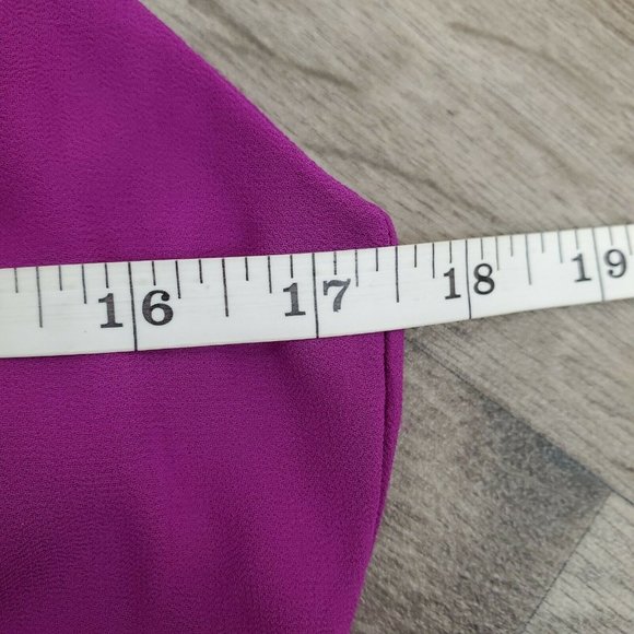 Lulus Dress Womens XL Maxi Super Starlet Magenta Lace Up Sleeveless Purple Pink - Picture 10 of 12